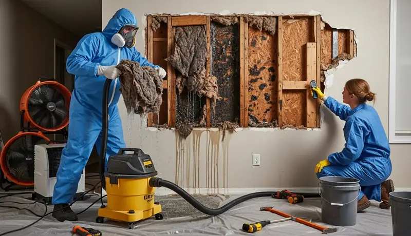 Water-Damaged Insulation Removal Project in Fair Oaks, CA in Fair Oaks, CA